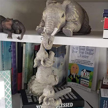 Last inn bildet i Galleri-visningsprogrammet, Elefant barnepike håndmalte figurer