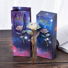 Last inn bildet i Galleri-visningsprogrammet, Fargerik Galaxy Rose med kjærlighet