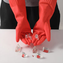 Last inn bildet i Galleri-visningsprogrammet, Thickened and Lengthened Latex Dishwashing Gloves