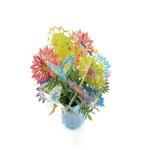 Last inn bildet i Galleri-visningsprogrammet, 3D blomsterbukettkort