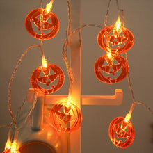 Last inn bildet i Galleri-visningsprogrammet, 🎃Halloween gresskar lyslenke med 2 belysningsmuligheter