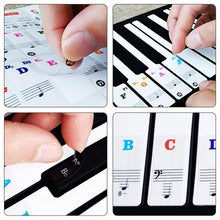 Last inn bildet i Galleri-visningsprogrammet, Piano Key Note Stickers