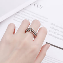 Last inn bildet i Galleri-visningsprogrammet, Anti-angst fidget ring med roterende perler