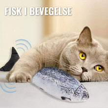 Last inn bildet i Galleri-visningsprogrammet, Plysj simulering USB lading kjæledyr fisk leke