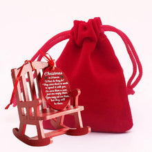 Last inn bildet i Galleri-visningsprogrammet, Jul i himmelen gyngestol ornament