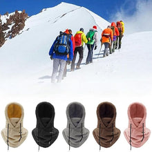 Last inn bildet i Galleri-visningsprogrammet, Skimaske med hette i sherpa