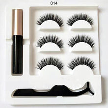 Last inn bildet i Galleri-visningsprogrammet, Magnetiske øyevipper med eyeliner