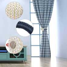Last inn bildet i Galleri-visningsprogrammet, Pearl Curtain Tiebacks with Strong Magnetic Clips, 2 pcs