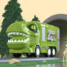 Last inn bildet i Galleri-visningsprogrammet, 🦖Nytt Dinosaur Transforming Engineering Truck Track-lekesett med lys og musikk
