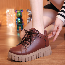 Last inn bildet i Galleri-visningsprogrammet, Popular Thick Sole Low-cut Boots