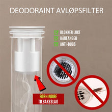 Last inn bildet i Galleri-visningsprogrammet, Avløpsfilter for deodorant
