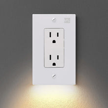 Last inn bildet i Galleri-visningsprogrammet, Outlet Wall Plate With Night Lights