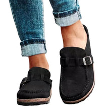 Last inn bildet i Galleri-visningsprogrammet, Retro sandaler i semsket skinn