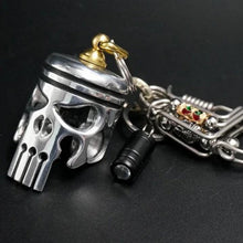 Last inn bildet i Galleri-visningsprogrammet, Piston Art Skull nøkkelring
