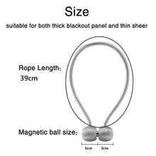 Last inn bildet i Galleri-visningsprogrammet, Elegant Magnetic Curtain Buckle, 2 PC