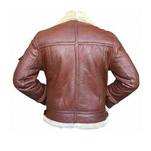 Last inn bildet i Galleri-visningsprogrammet, Vintage Leather Bomber Flight Jacket