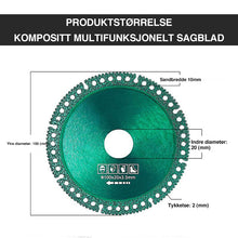 Last inn bildet i Galleri-visningsprogrammet, Multifunksjonelt kompositt sagblad