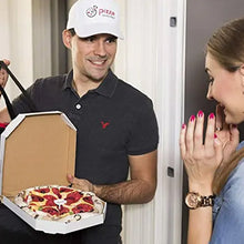 Last inn bildet i Galleri-visningsprogrammet, 4 par kreativ pizzasokker i pizzaboks