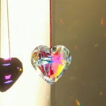 Last inn bildet i Galleri-visningsprogrammet, Hengende hjerte Suncatcher Prisme Crafts