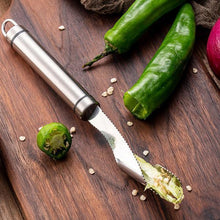 Last inn bildet i Galleri-visningsprogrammet, Rustfritt stål Chili Corer Peppers Seed Remover