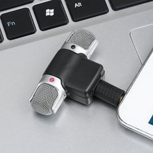 Last inn bildet i Galleri-visningsprogrammet, Mini Portable Digital Stereo Microphone Recorder