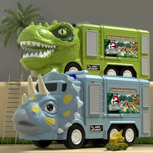 Last inn bildet i Galleri-visningsprogrammet, 🦖Nytt Dinosaur Transforming Engineering Truck Track-lekesett med lys og musikk