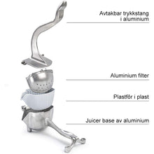 Last inn bildet i Galleri-visningsprogrammet, Frukt-Juice Presse