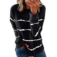 Last inn bildet i Galleri-visningsprogrammet, Kvinner Casual Stripe Pullover