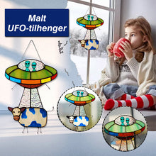 Last inn bildet i Galleri-visningsprogrammet, Malet UFO ku anheng