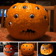 Last inn bildet i Galleri-visningsprogrammet, Skremmende Halloween-gresskar