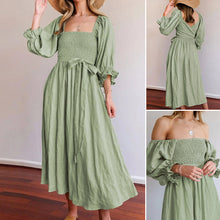 Last inn bildet i Galleri-visningsprogrammet, French Ruffled Lantern Sleeves Multi-wear kjole med rysjermer