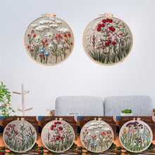 Last inn bildet i Galleri-visningsprogrammet, Blomstersett for broderibøyler for nybegynnere