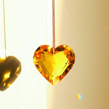 Last inn bildet i Galleri-visningsprogrammet, Hengende hjerte Suncatcher Prisme Crafts