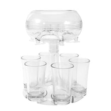 Last inn bildet i Galleri-visningsprogrammet, 6 Shot Glass Dispenser og holder