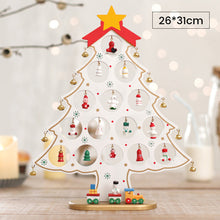 Last inn bildet i Galleri-visningsprogrammet, DIY Mini juletresett i tre