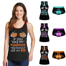 Last inn bildet i Galleri-visningsprogrammet, 🎃1 sett Halloween gresskarsinglet og shorts