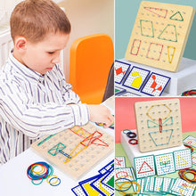 Last inn bildet i Galleri-visningsprogrammet, Geoboard av tre