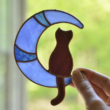 Last inn bildet i Galleri-visningsprogrammet, Måne katt anheng
