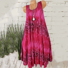 Last inn bildet i Galleri-visningsprogrammet, Summer Beach Bohemia Print Sleeveless Dress
