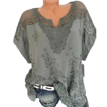 Last inn bildet i Galleri-visningsprogrammet, Ensfarget bluse med V-hals
