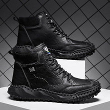 Last inn bildet i Galleri-visningsprogrammet, Menn Retro sklisikre uformelle ankelboots
