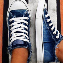 Last inn bildet i Galleri-visningsprogrammet, Denim Lerret Sko
