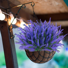 Last inn bildet i Galleri-visningsprogrammet, Utendørs kunstige lavendelblomster
