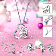 Last inn bildet i Galleri-visningsprogrammet, "You Are Magical" - Unicorn Princess Earrings and Necklace
