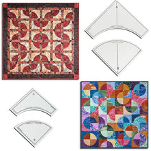 Last inn bildet i Galleri-visningsprogrammet, Quick Curve Quilt-malsett
