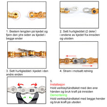 Last inn bildet i Galleri-visningsprogrammet, Sykkel flattang av kjedeledd
