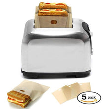 Last inn bildet i Galleri-visningsprogrammet, Reusable Perfect Toaster Bag(5pc Set)
