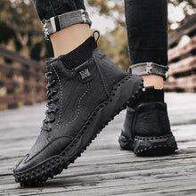 Last inn bildet i Galleri-visningsprogrammet, Menn Retro sklisikre uformelle ankelboots
