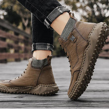Last inn bildet i Galleri-visningsprogrammet, Menn Retro sklisikre uformelle ankelboots
