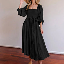 Last inn bildet i Galleri-visningsprogrammet, French Ruffled Lantern Sleeves Multi-wear kjole med rysjermer
